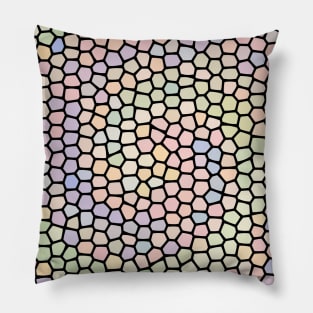 Painted Glass Of Soft Seasonal Colors Pillow