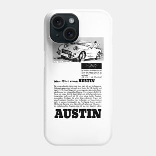 1959 AUSTIN HEALEY SPRITE - advert Phone Case