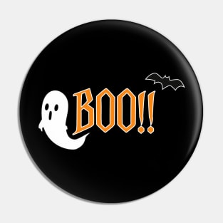 Boo Scary Halloween Pin