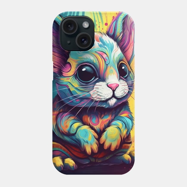 Cute little beautiful chinchilla. Phone Case by osadchyii