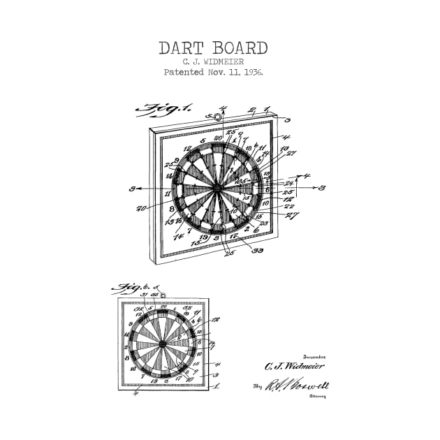 DART BOARD patent by Dennson Creative