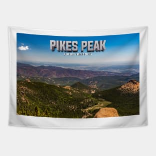 Pikes Peak Colorado Tapestry