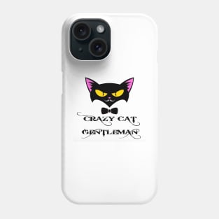 Crazy Cat Gentleman Phone Case