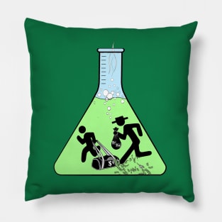 Breaking bad Heisenberg and Jesse Pinkman (Green) Pillow