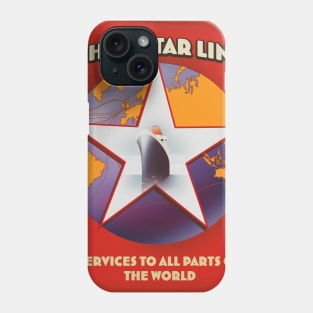 White Star line Shipping commercial Phone Case