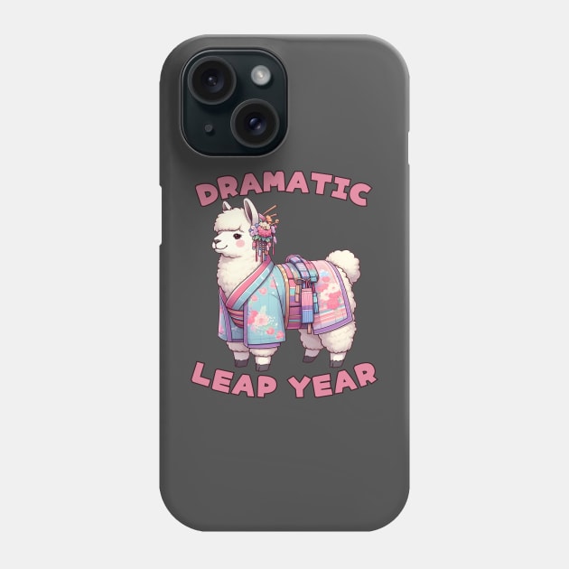 Llama Leap year Phone Case by Japanese Fever