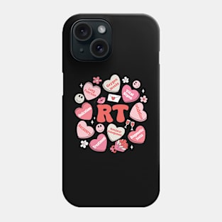 Respiratory Therapy RT Valentine_s Day Candy Heart Phone Case