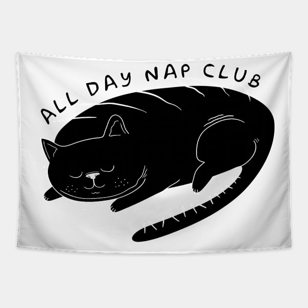 All Day Nap Club Tapestry by The_Black_Dog