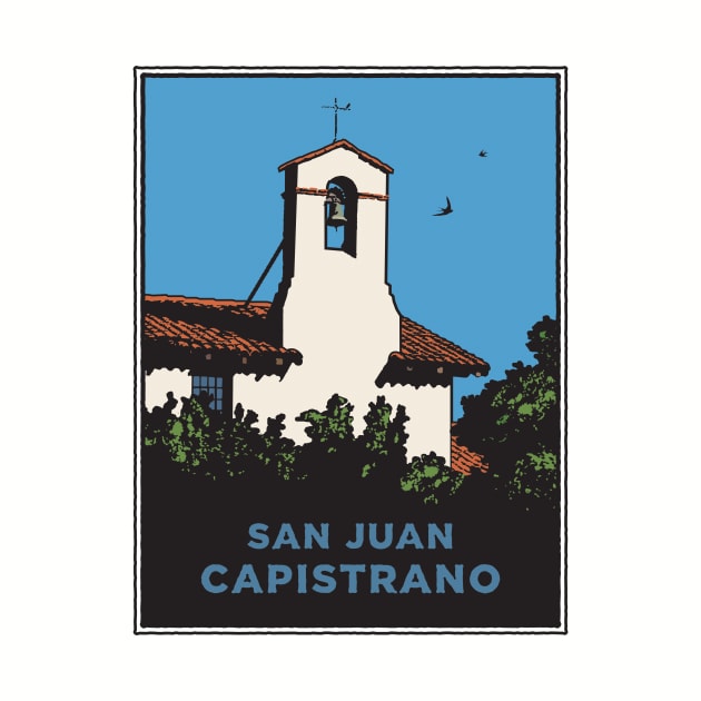 San Juan Capistrano Mission by Retron
