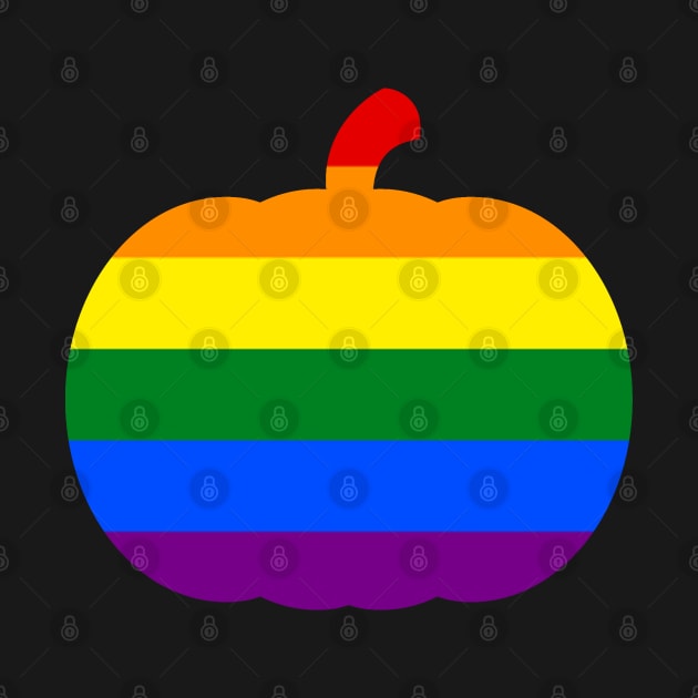 Halloween Pumpkin LGBT Flag Gay PRIDE Rainbow by aaallsmiles