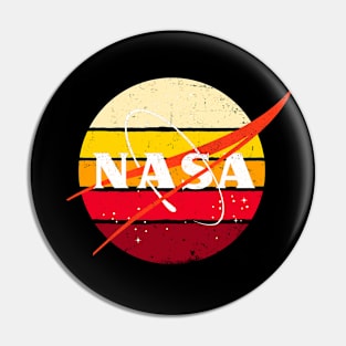 Retro Nasa logo Pin