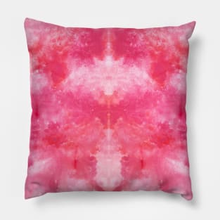 Watercolor Pink Pattern Pillow