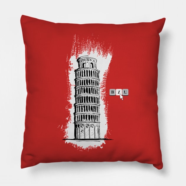 Italic Pillow by Gabartist