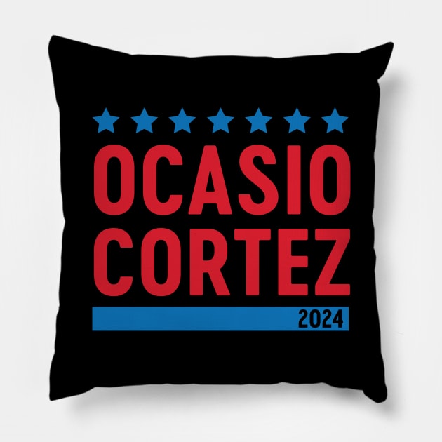 Ocasio-Cortez 2024 Pillow by Blister