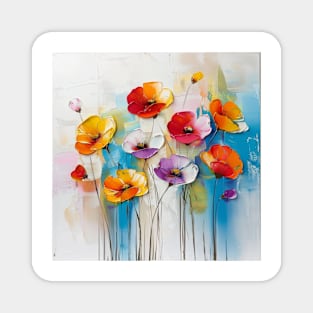 Spring Flowers Magnet