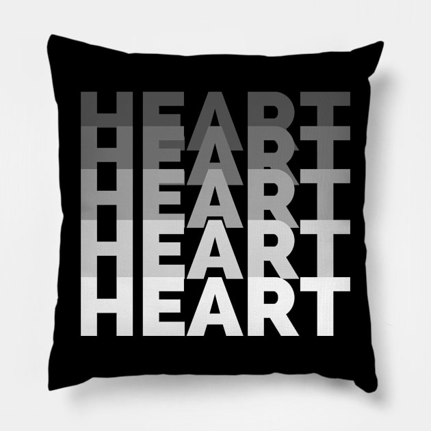 Heart Heart Heart, International World Heart Day Pillow by yourstruly