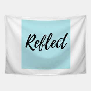 Reflect - Blue Background Tapestry