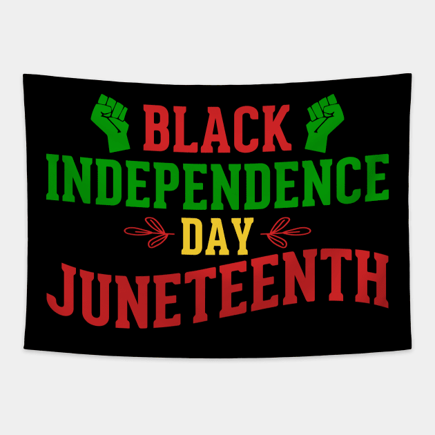 BLACK INDEPENDENCE DAY Tapestry by Banned Books Club