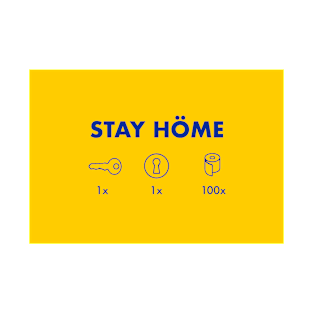 Stay home - Covid parody of Ikea T-Shirt