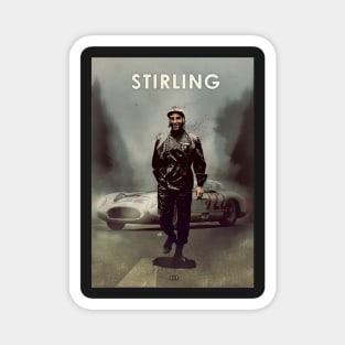 Stirling Moss - Mercedes SLR - Car Legends Magnet