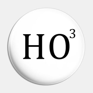 HO^3 Varsity Math Equation College Christmas Pin