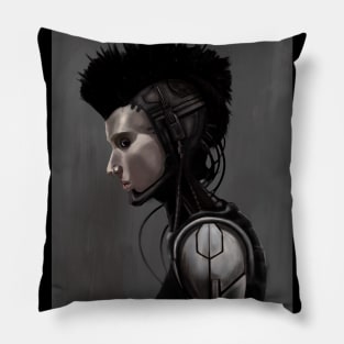 cyber punk Pillow