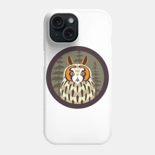 Long eared Owl Logo Phone Case