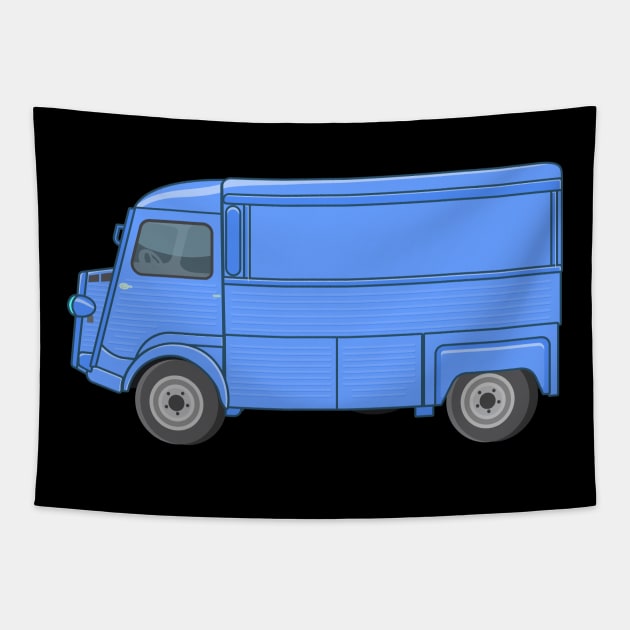 Citroen H Van, Type H, H-Type or HY Illustration Tapestry by Boogosh