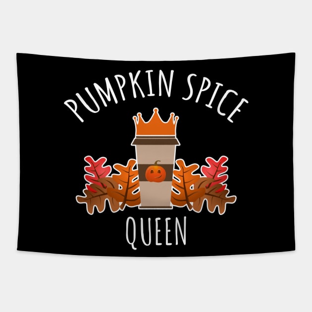 Pumpkin Spice Queen Tapestry by LunaMay