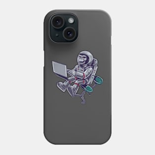 Funny space Monkey Phone Case