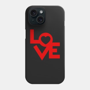 Love Design With A Heart Phone Case
