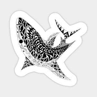 the shark in jaw attack ecopop Magnet