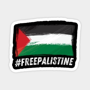 Free Palestine Flag Magnet