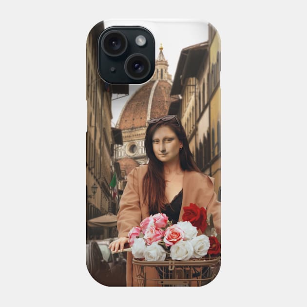 Mona on Florence Phone Case by Dikhotomy