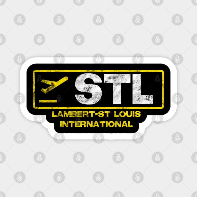 STL Airportcode Magnet by DesignedForFlight