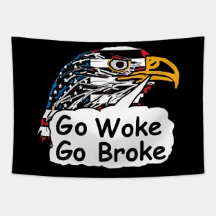 Go Woke Go Broke Tapestry