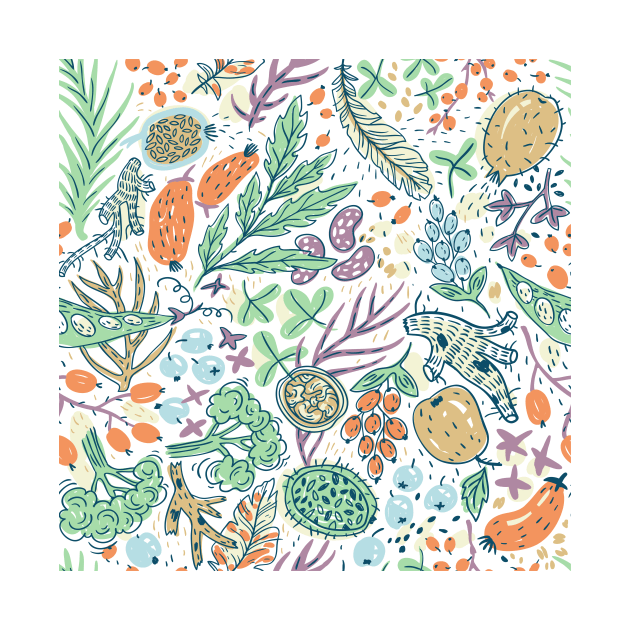Fruit & Leaf Pattern by NocClub