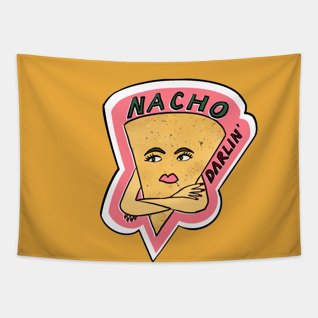 Nacho Darlin' Tapestry by Katsillustration