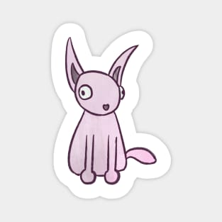 Cute Sphynx Drawing Magnet