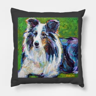 Colorful SHELTIE Pillow