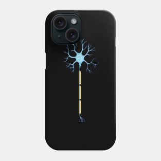 Neuron synapse anatomical structure Phone Case