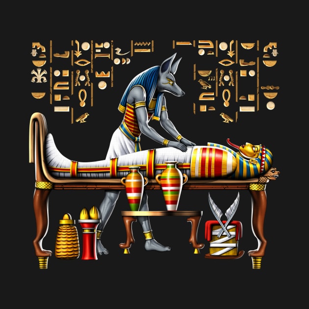 Anubis Egyptian God by underheaven