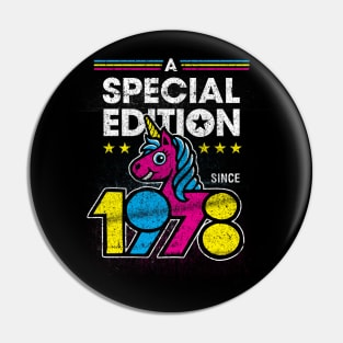 Generation X Born in 1978 | Special Edition Unicorn Pin