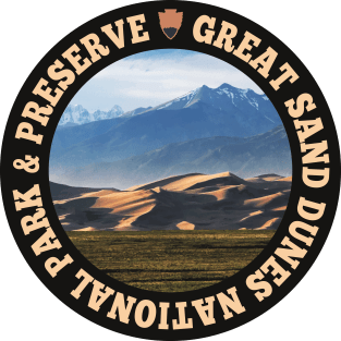 Great Sand Dunes National Park & Preserve circle Magnet