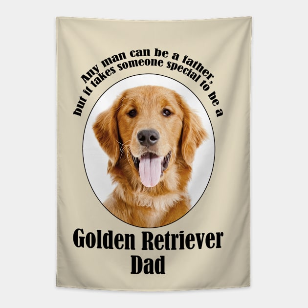 Golden Retriever Dad Tapestry by You Had Me At Woof