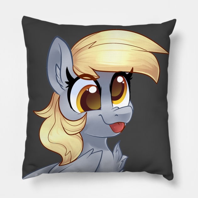Derpy Pillow by Baja Gryphon
