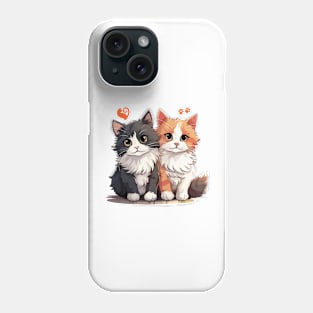 cat cartoon cute funny cats pet Phone Case