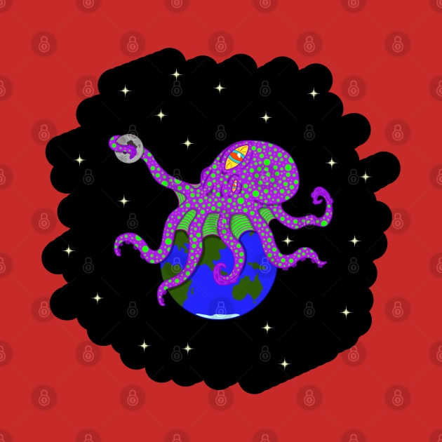 Cosmic Octopus Small by Slightly Sketchy