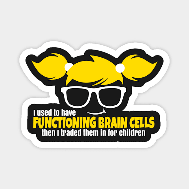 Functional Brain Cells Magnet by Teamtsunami6