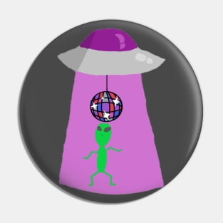 Alien Dance Party Pin